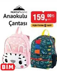 NORTH PACİFİC ANAOKULU ÇANTASI NORTH PACİFİC ANAOKULU ÇANTASI